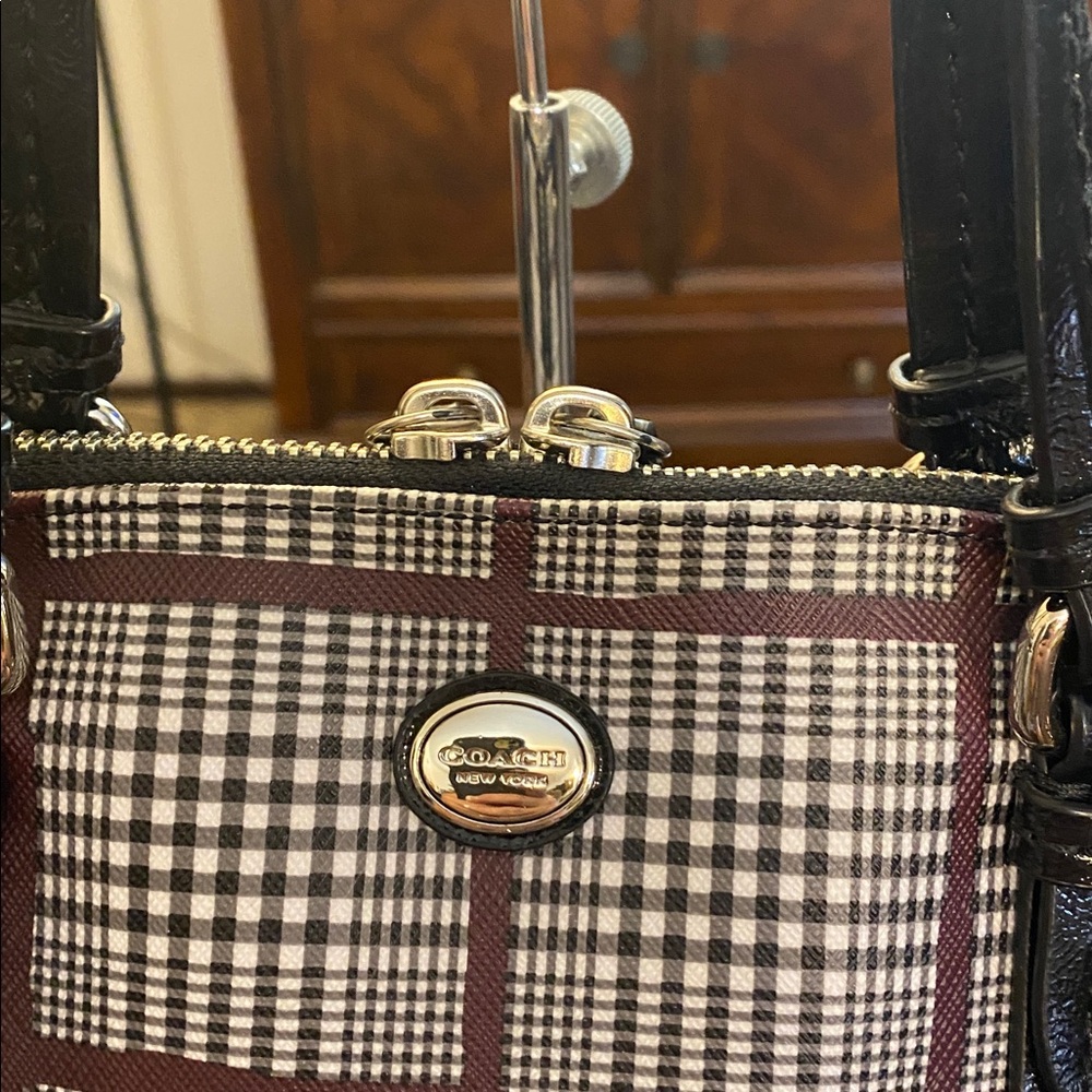 Coach Black and Brown Satchel - Picture 3 of 10